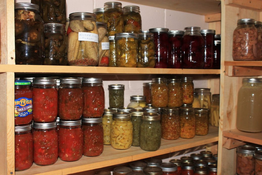 Food storage ideas and container resources. This person keeps a year's  supply of food on hand!
